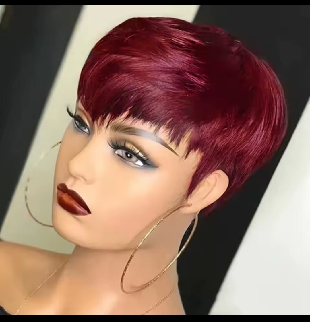 Pixie wigs human hair #613